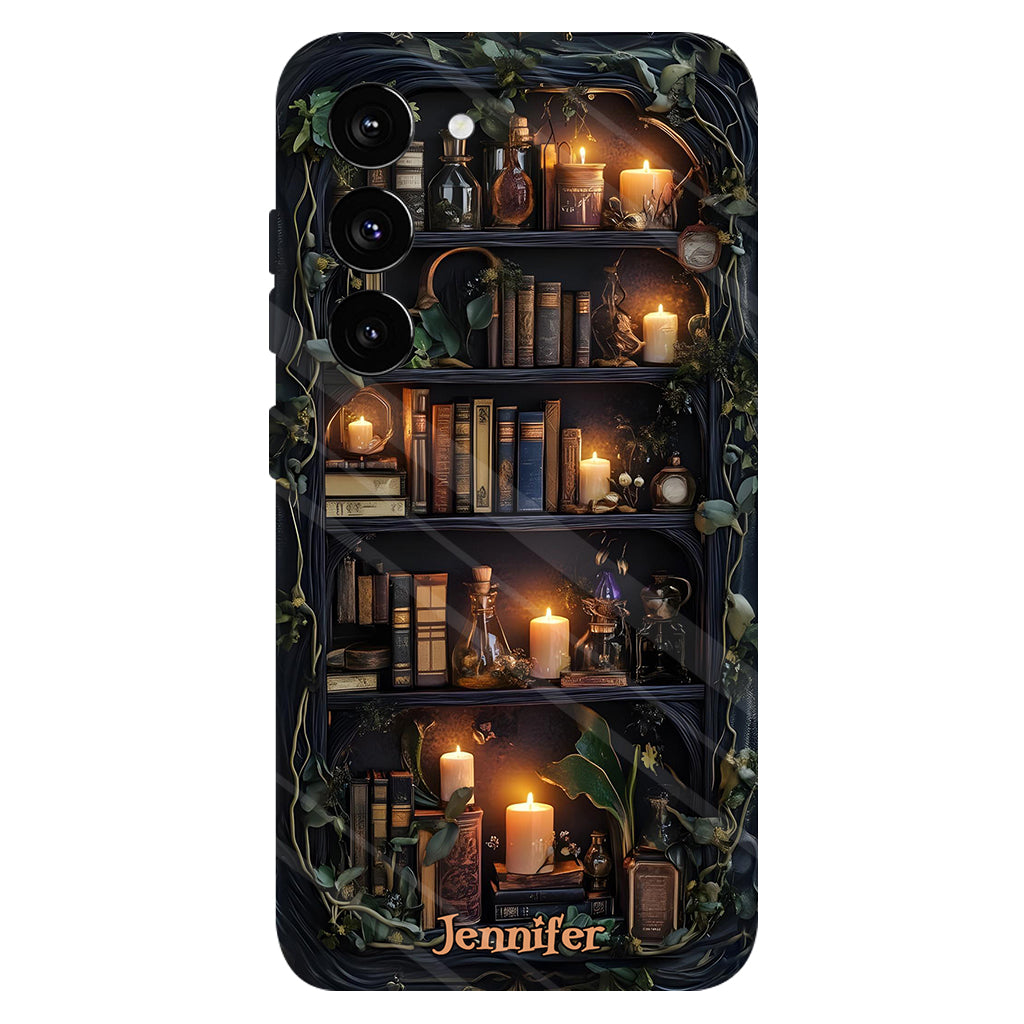 Bookself - Étui de téléphone personnalisé avec livre imprimé intégralement
