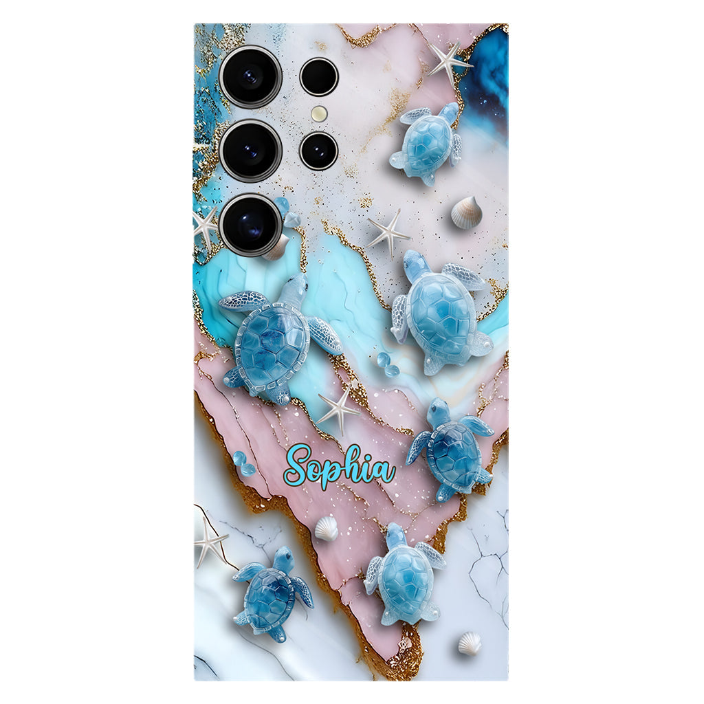 Love Turtles - Personalized Turtle Full Print Phone Case