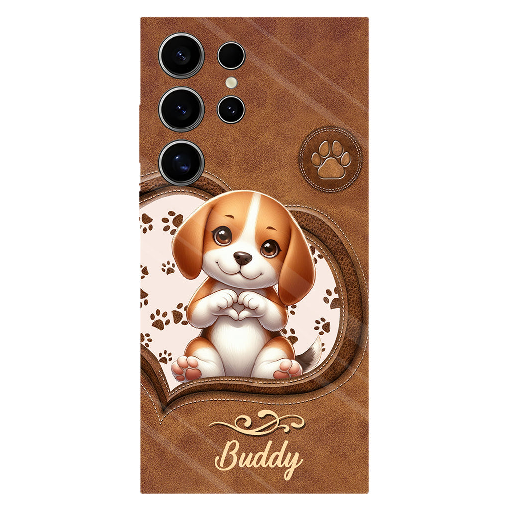 Adorables chiens - Coque de téléphone personnalisée avec imprimé intégral de chien