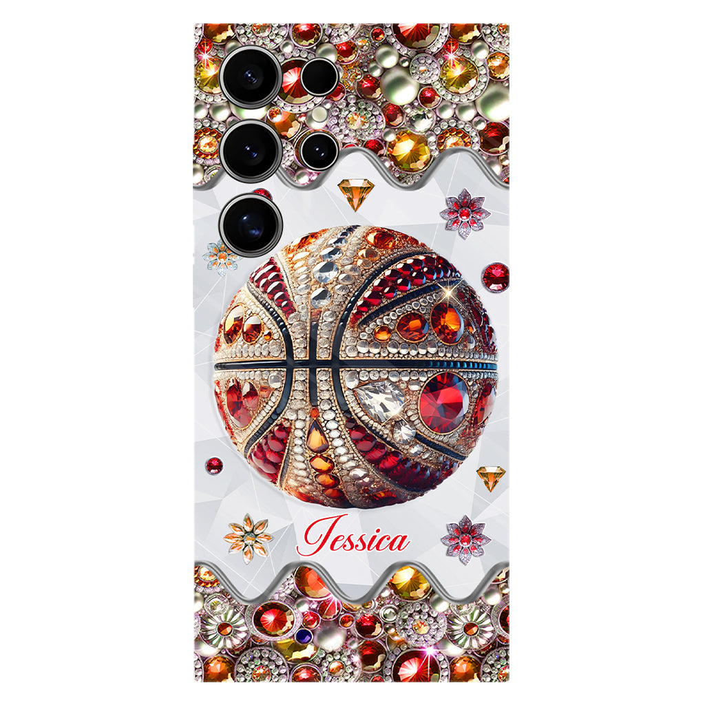 Passionné de basketball - Coque de téléphone personnalisée avec imprimé intégral de basketball