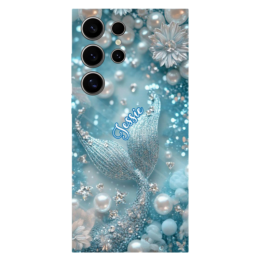 Petite plage salée - Coque de téléphone personnalisée pour amoureux de la mer avec impression intégrale
