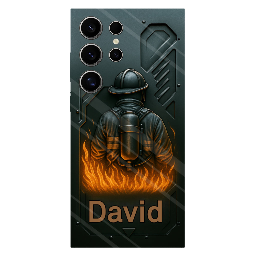 The Strone One - Coque de téléphone personnalisée avec impression intégrale sur le thème des pompiers
