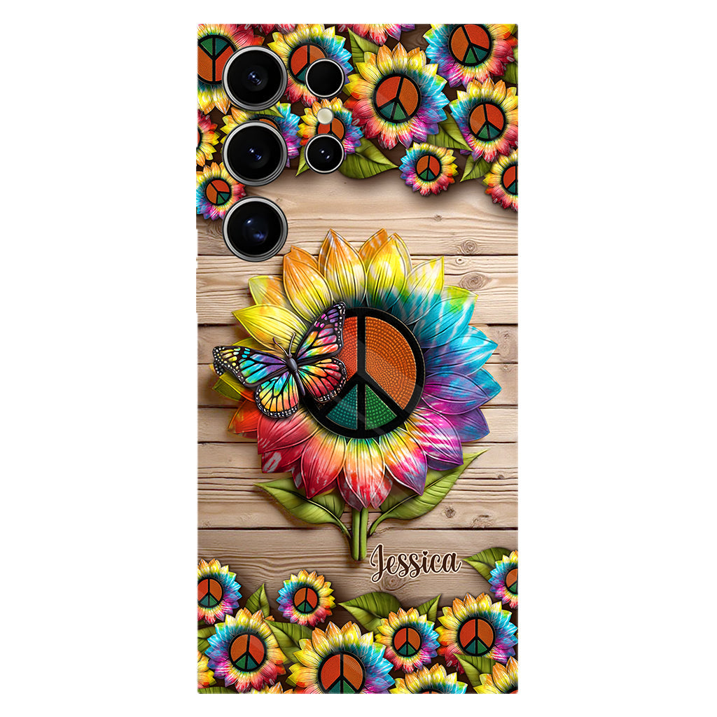 Hippie Soul – Personalisierte Handyhülle mit Hippie-Vollbilddruck