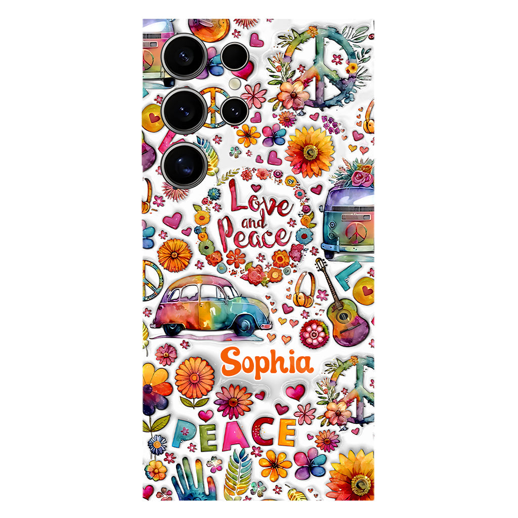 Hippie Soul – Personalisierte Handyhülle mit Hippie-Vollbilddruck