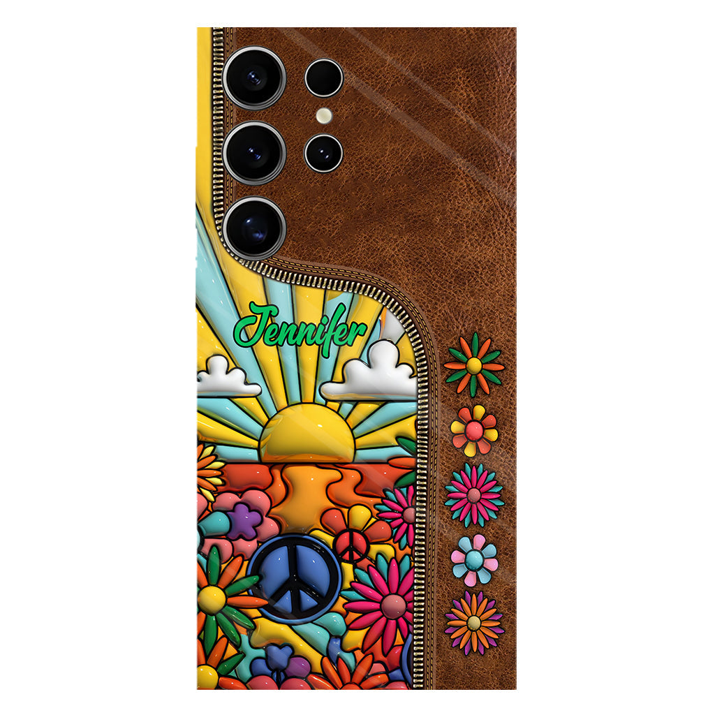 Coque de téléphone personnalisée Hippie Soul - Motif hippie intégral