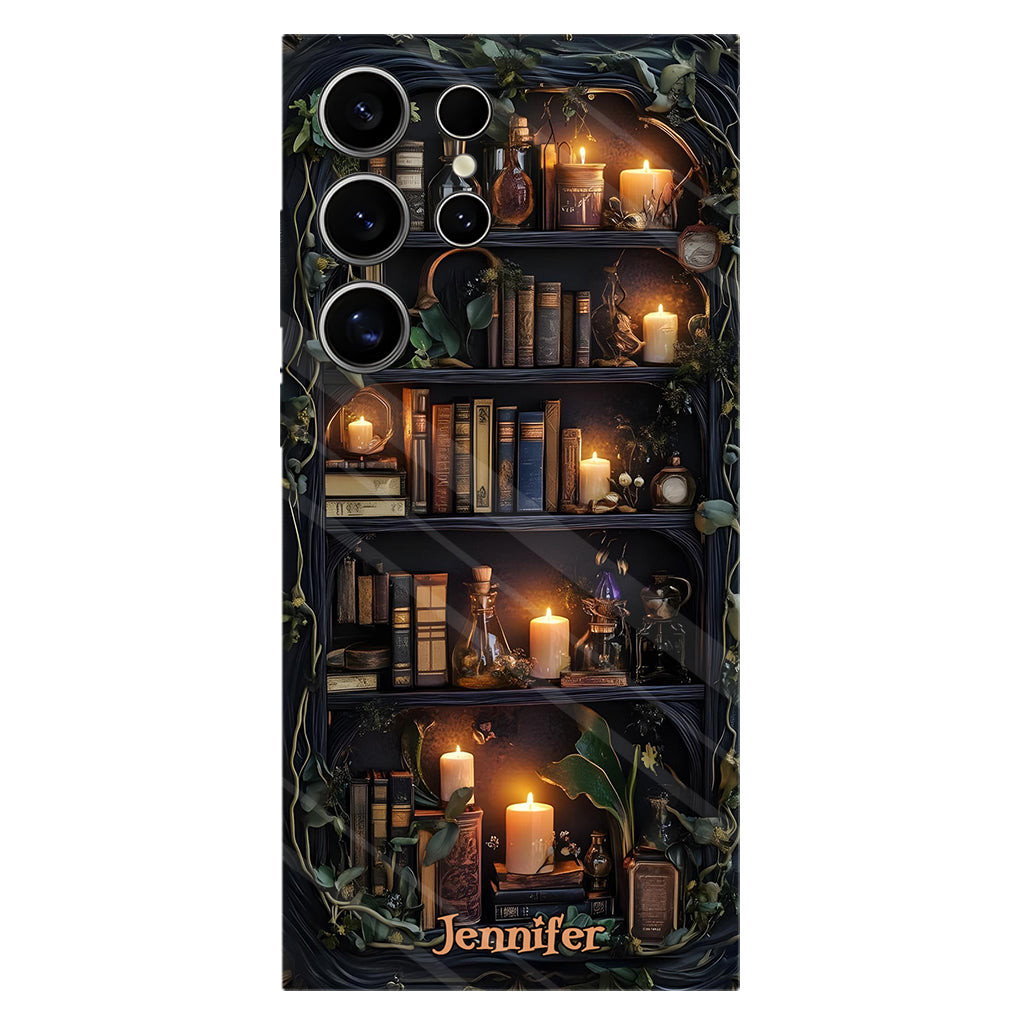 Bookself - Étui de téléphone personnalisé avec livre imprimé intégralement