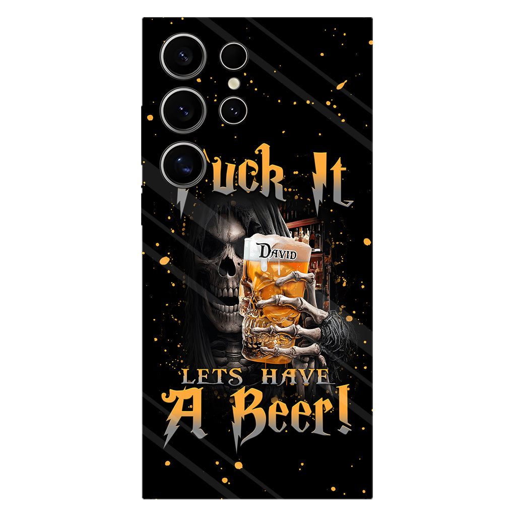 Prenons une bière ! - Coque de téléphone personnalisée avec impression intégrale sur le thème de la bière