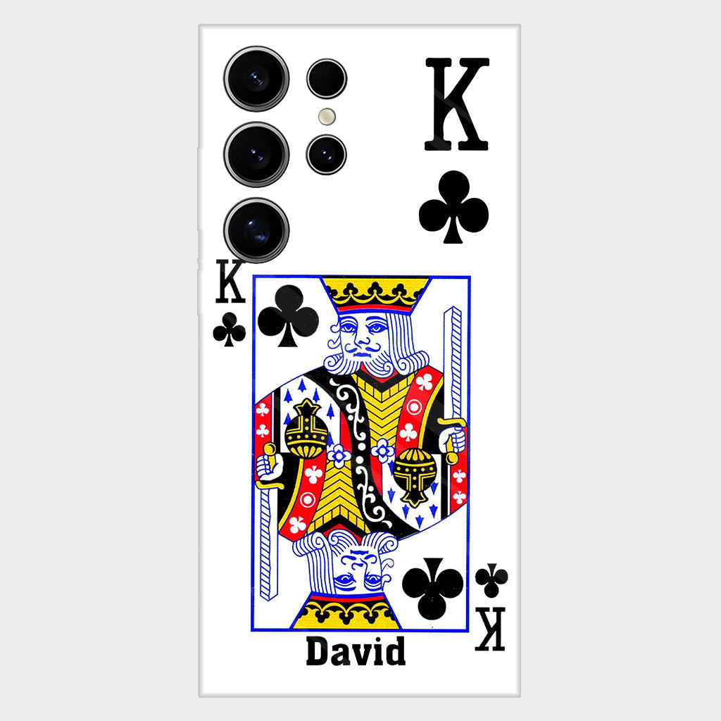 King And Queen - Personalized Couple Full Print Phone Case