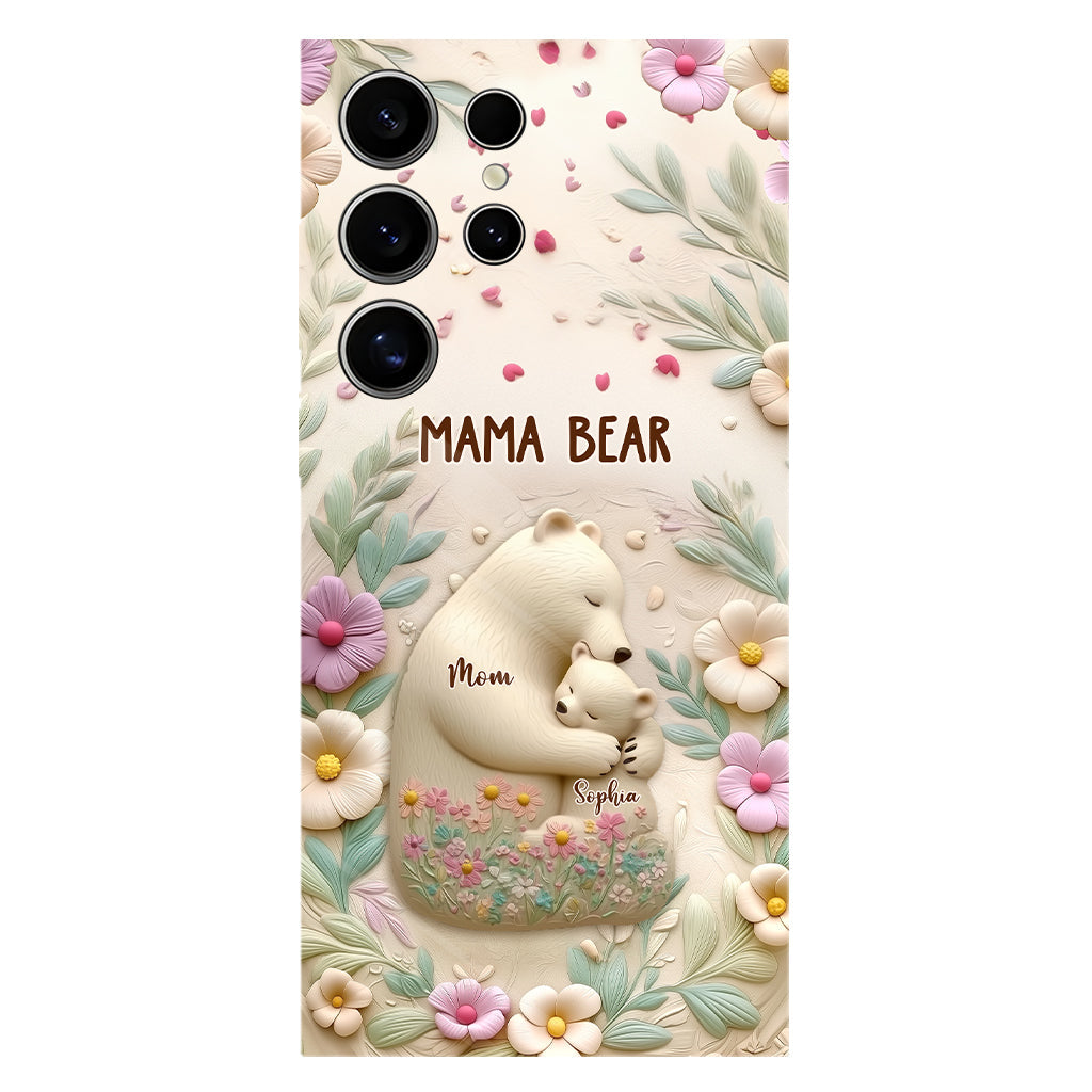 Mama Bear - Personalized Mother Full Print Phone Case