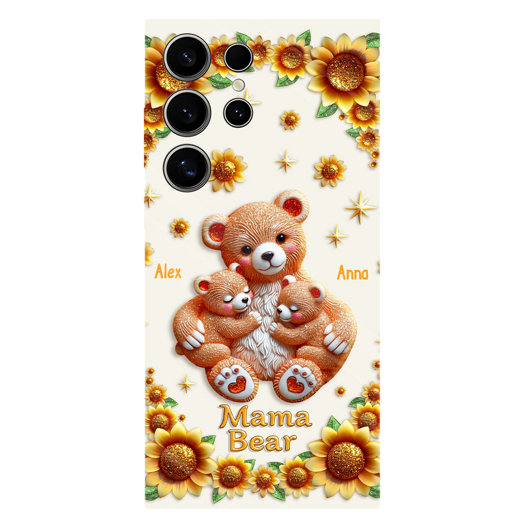 Mama Bear - Personalized Mother Full Print Phone Case