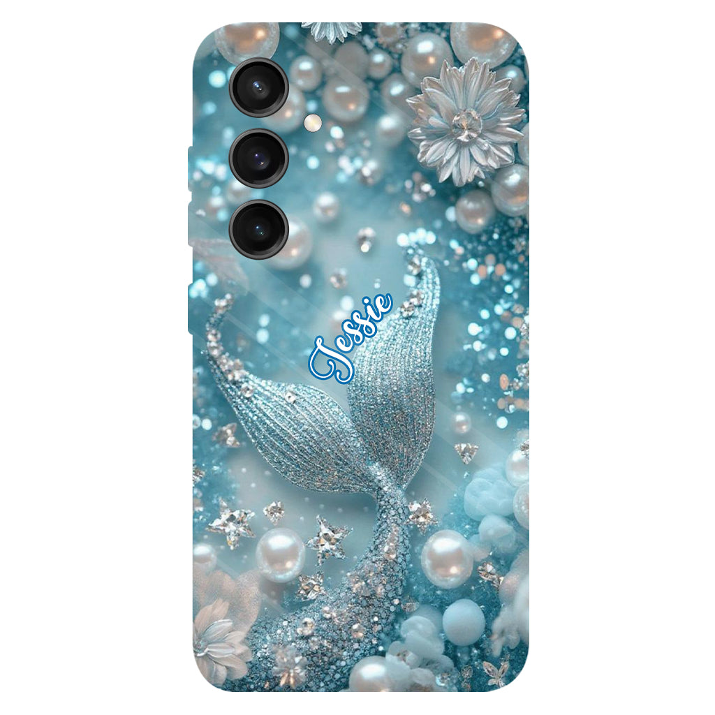 Petite plage salée - Coque de téléphone personnalisée pour amoureux de la mer avec impression intégrale