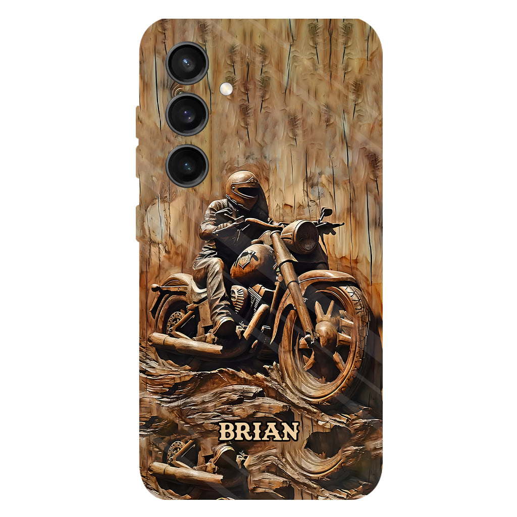 Biker – Personalisierte Handyhülle mit Biker-Motiv und Volldruck