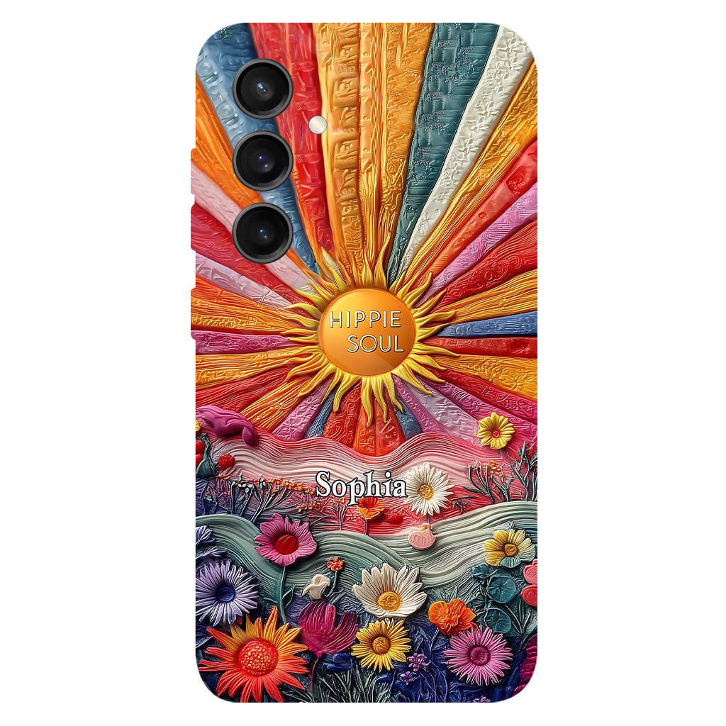 Coque de téléphone personnalisée Hippie Soul - Motif hippie intégral