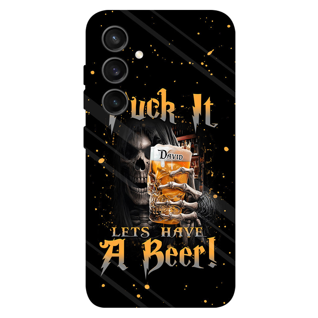 Prenons une bière ! - Coque de téléphone personnalisée avec impression intégrale sur le thème de la bière
