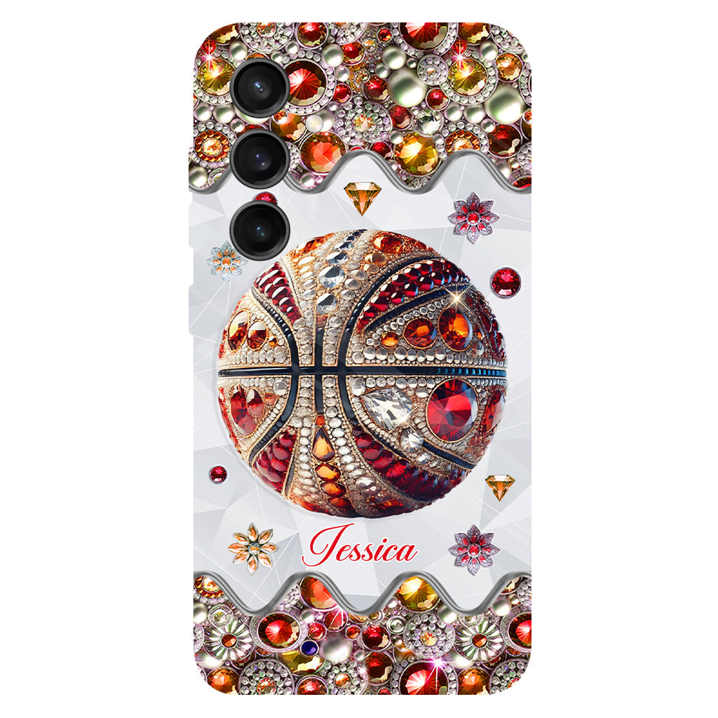 Passionné de basketball - Coque de téléphone personnalisée avec imprimé intégral de basketball