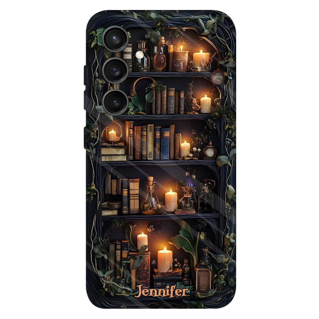 Bookself - Étui de téléphone personnalisé avec livre imprimé intégralement