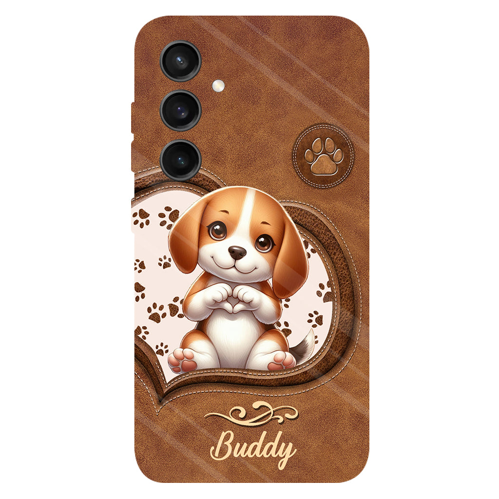 Adorables chiens - Coque de téléphone personnalisée avec imprimé intégral de chien