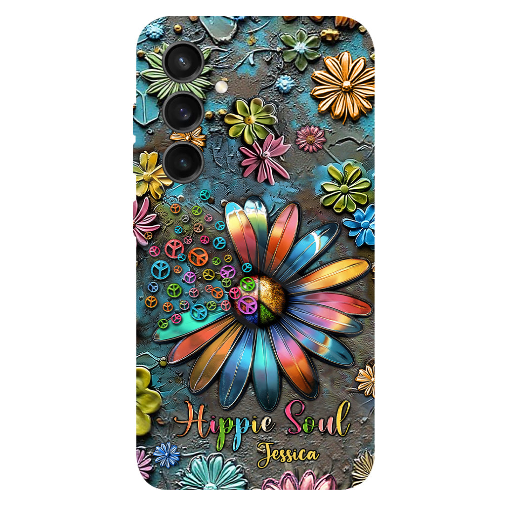 Hippie Soul – Personalisierte Handyhülle mit Hippie-Vollbilddruck