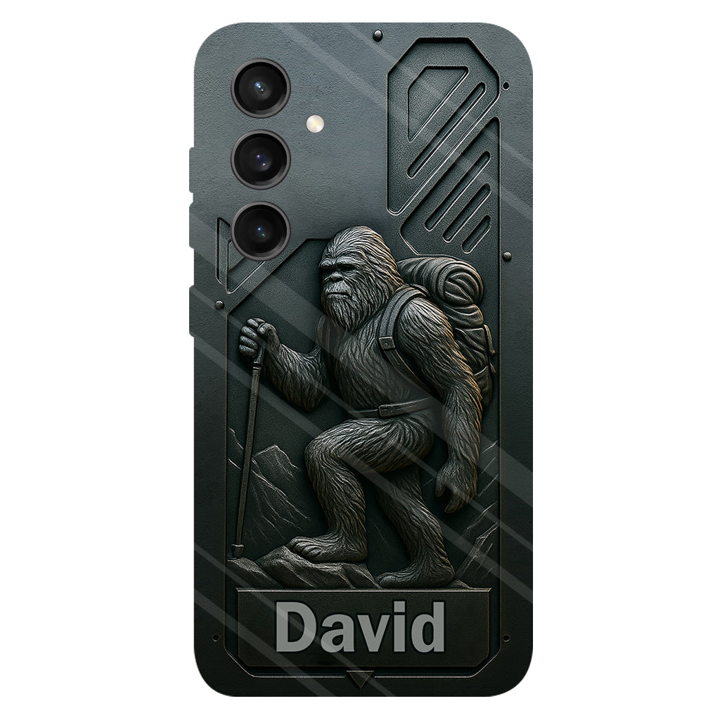 Sasquatch - Coque de téléphone personnalisée avec motif intégral de randonnée