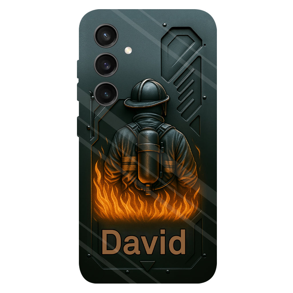 The Strone One - Coque de téléphone personnalisée avec impression intégrale sur le thème des pompiers