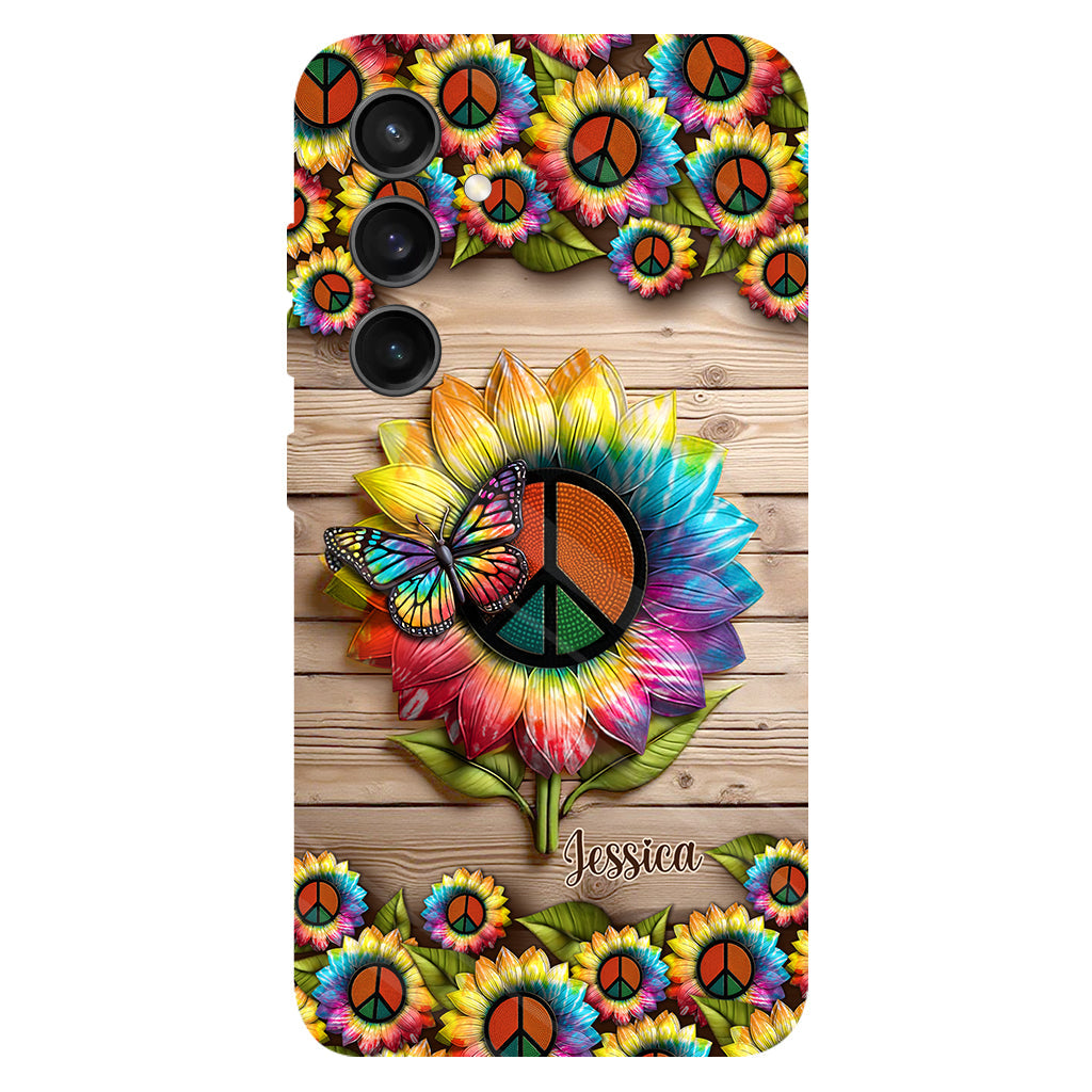 Hippie Soul – Personalisierte Handyhülle mit Hippie-Vollbilddruck