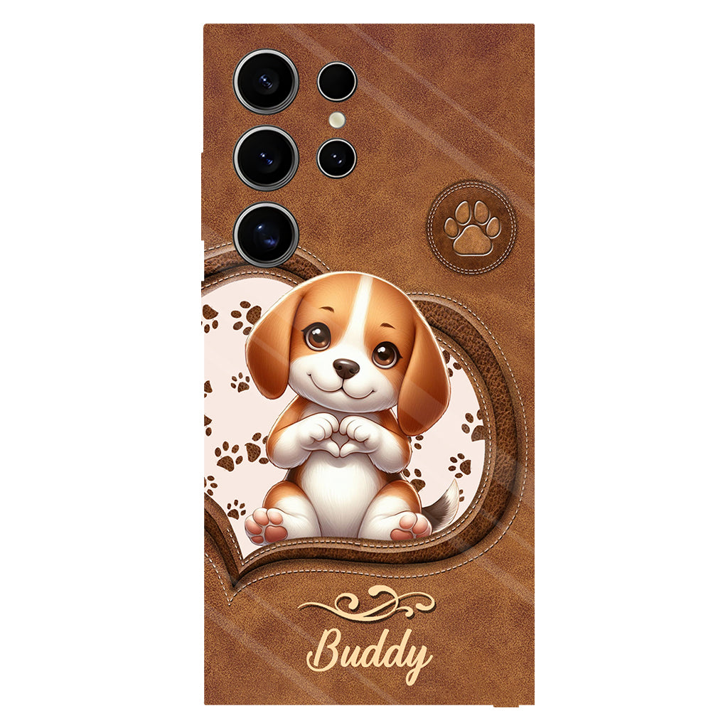 Adorables chiens - Coque de téléphone personnalisée avec imprimé intégral de chien
