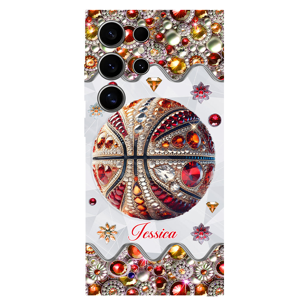 Passionné de basketball - Coque de téléphone personnalisée avec imprimé intégral de basketball
