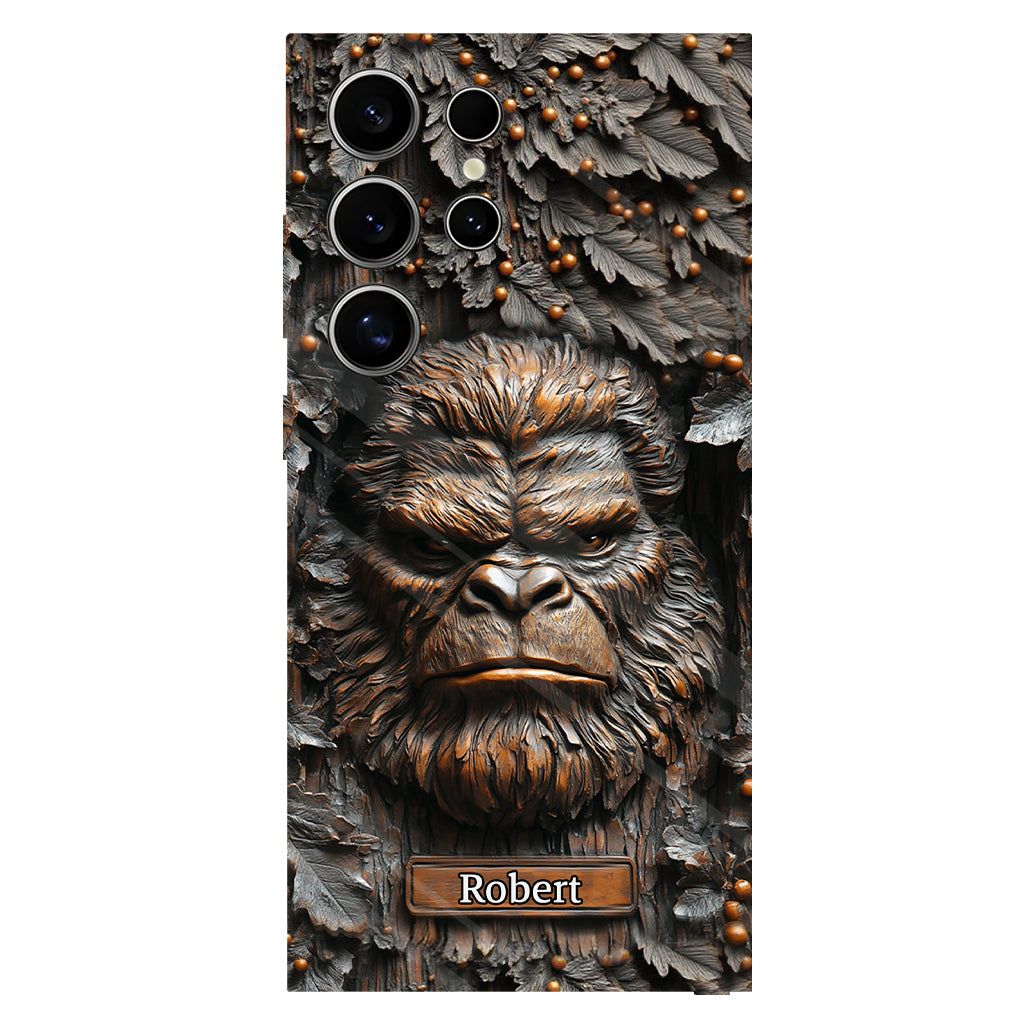 Sasquatch - Coque de téléphone personnalisée avec motif intégral pour le camping
