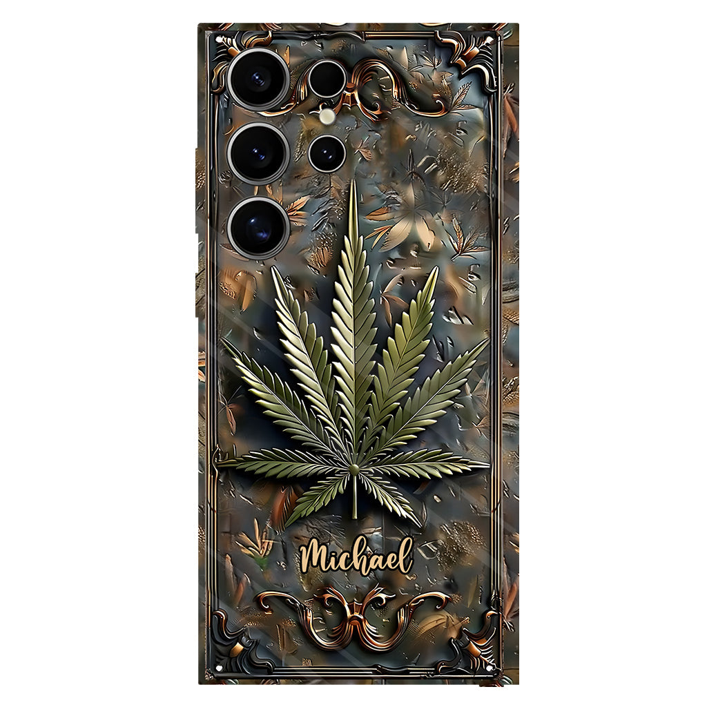 High Life – Personalisierte Handyhülle mit Weed-Motiv