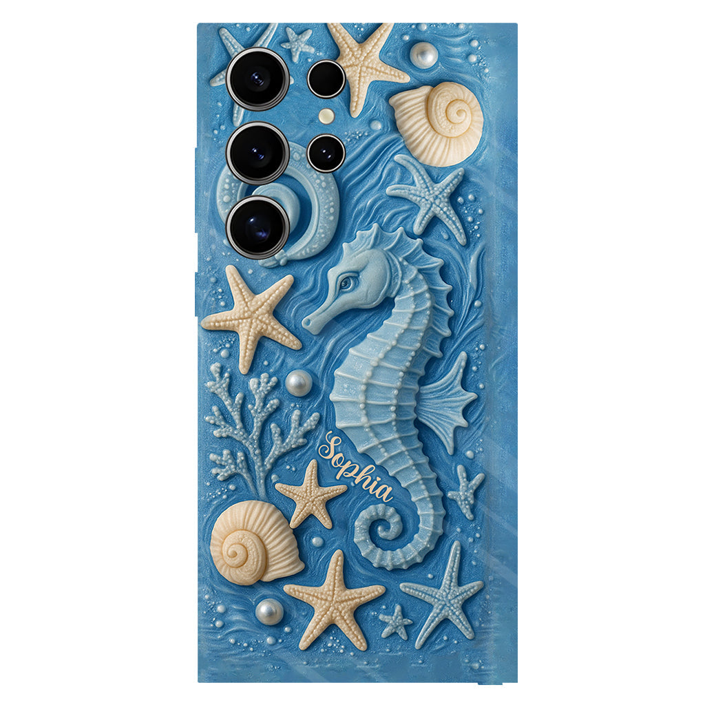 Juste une fille qui aime l'océan - Coque de téléphone personnalisée pour amoureux de la mer avec impression intégrale