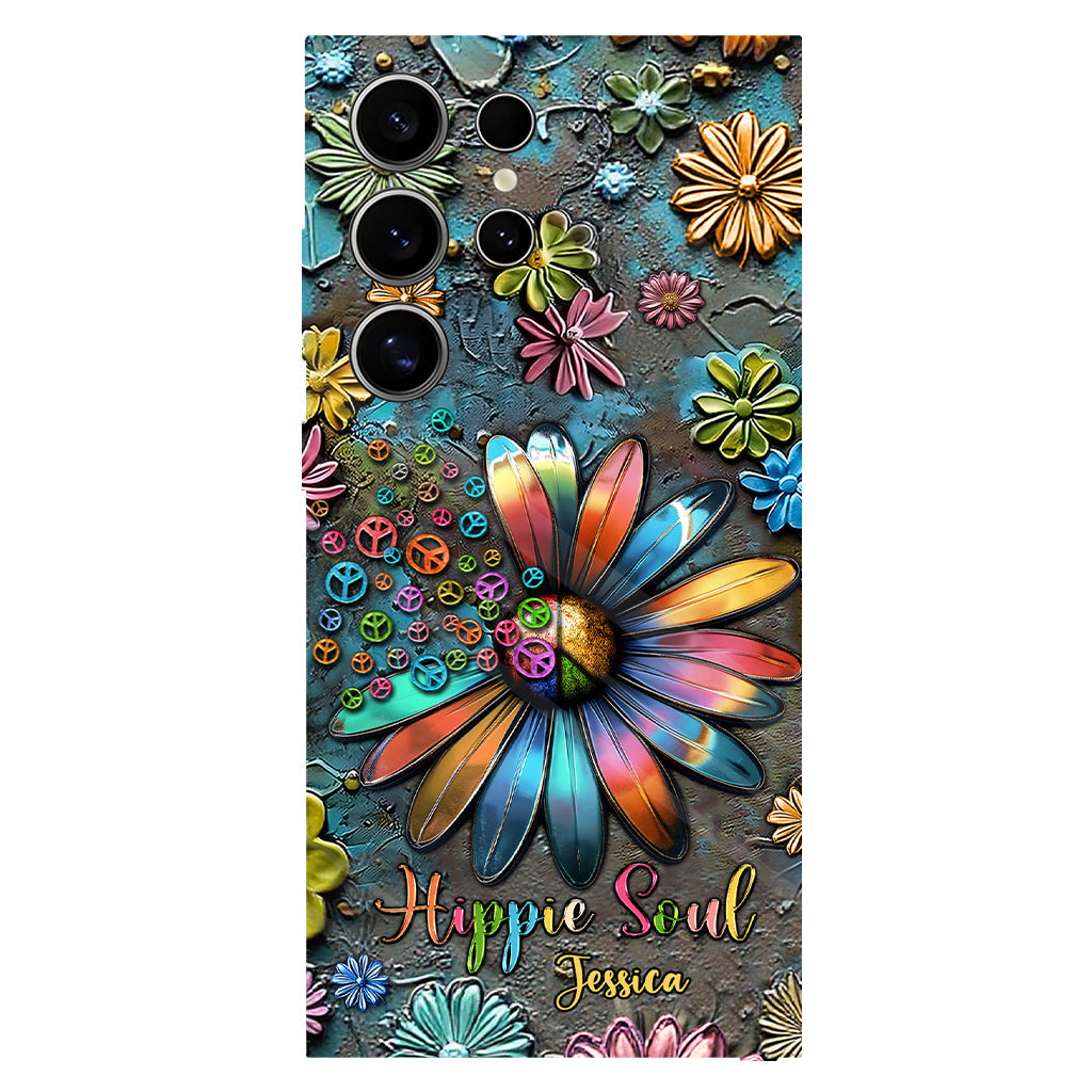 Hippie Soul – Personalisierte Handyhülle mit Hippie-Vollbilddruck