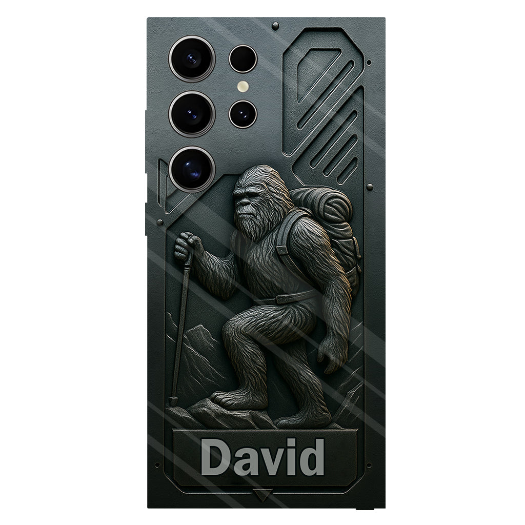 Sasquatch - Coque de téléphone personnalisée avec motif intégral de randonnée