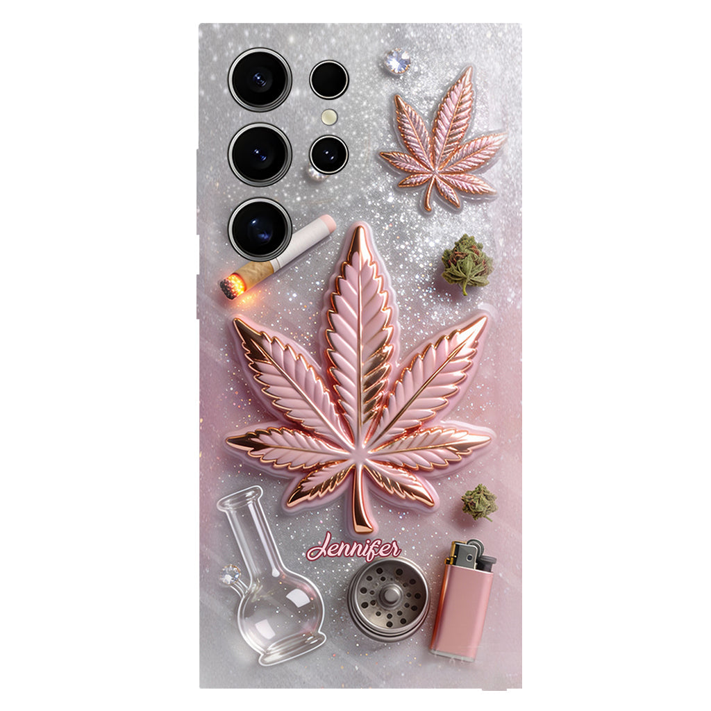 Magic Leaf – Personalisierte Handyhülle mit Cannabis-Vollbilddruck