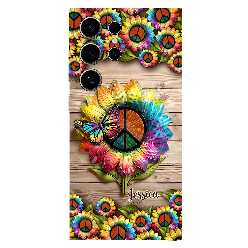 Hippie Soul – Personalisierte Handyhülle mit Hippie-Vollbilddruck