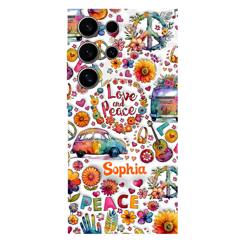 Hippie Soul – Personalisierte Handyhülle mit Hippie-Vollbilddruck