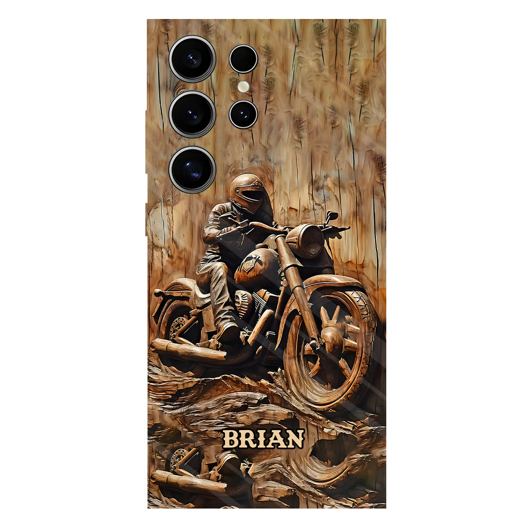 Biker – Personalisierte Handyhülle mit Biker-Motiv und Volldruck