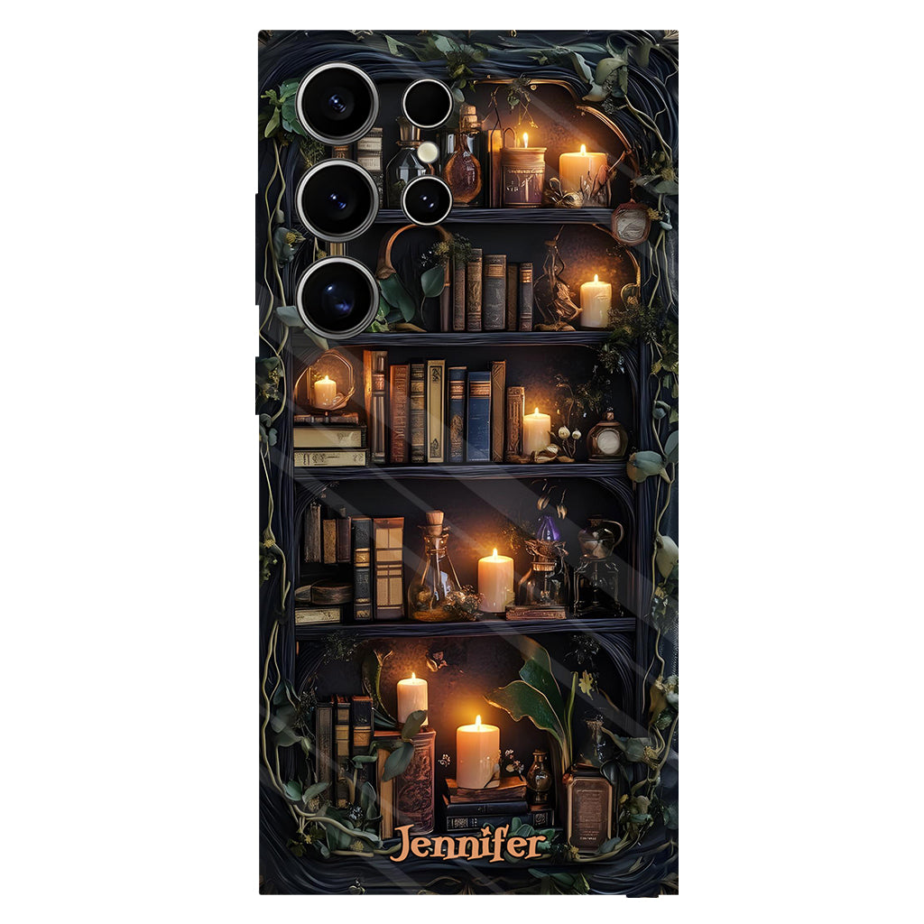 Bookself - Étui de téléphone personnalisé avec livre imprimé intégralement