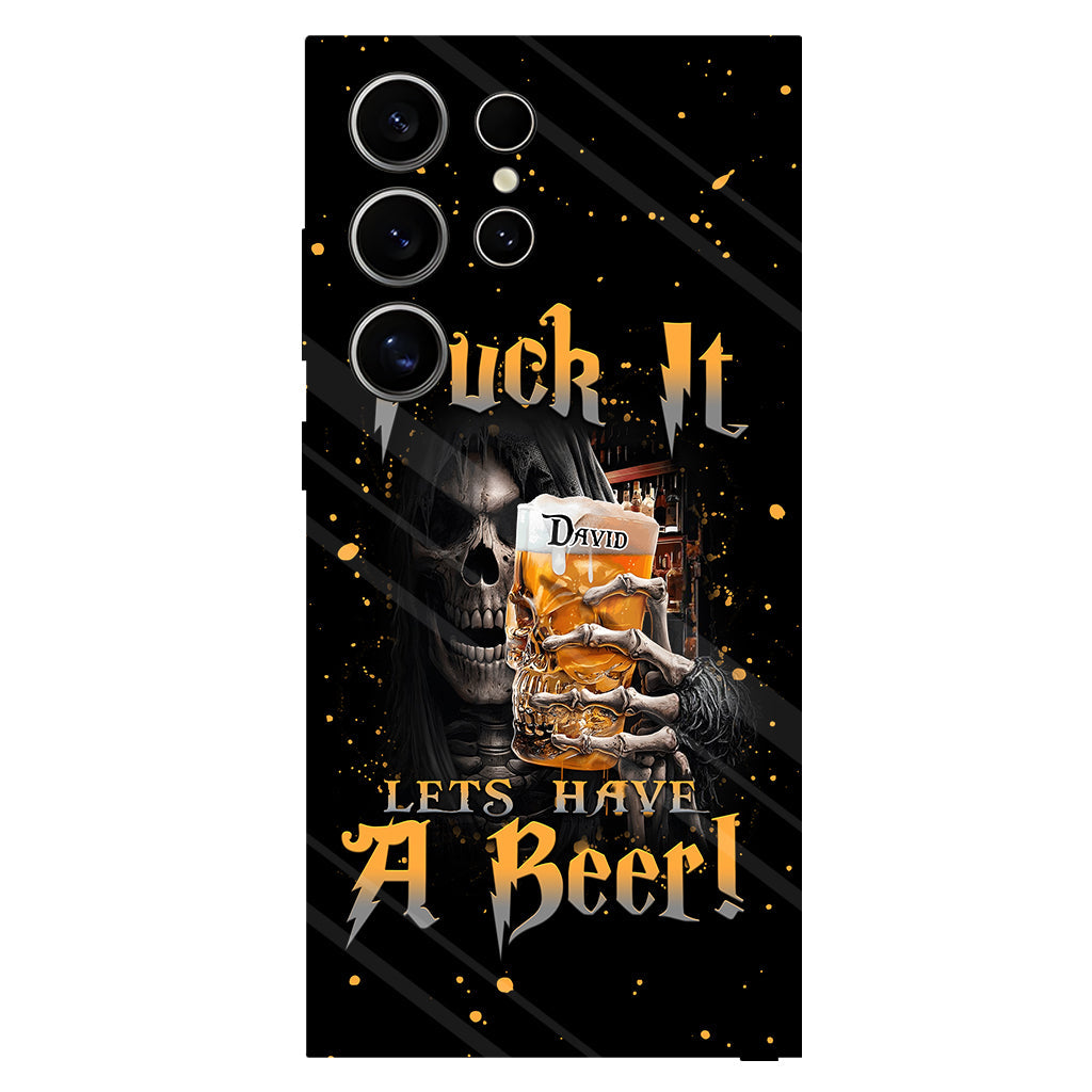 Prenons une bière ! - Coque de téléphone personnalisée avec impression intégrale sur le thème de la bière