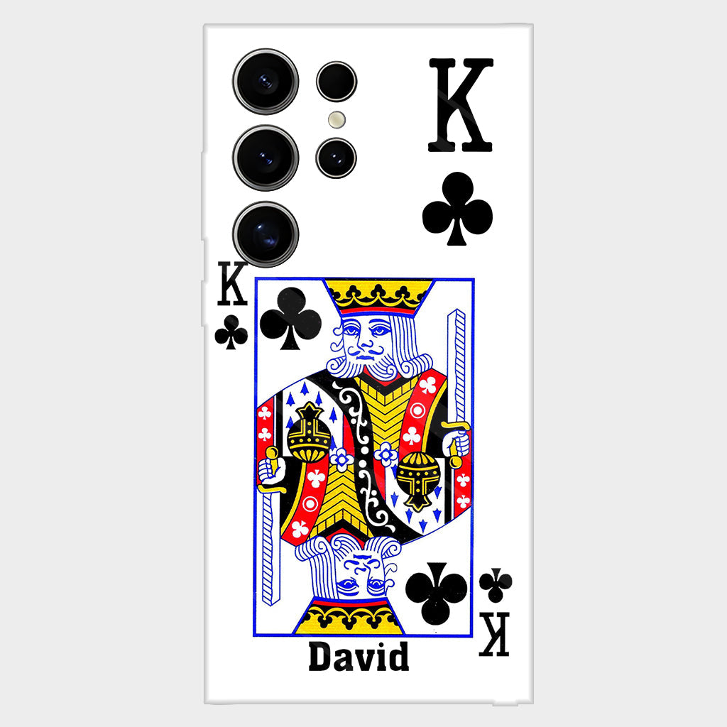 King And Queen - Personalized Couple Full Print Phone Case