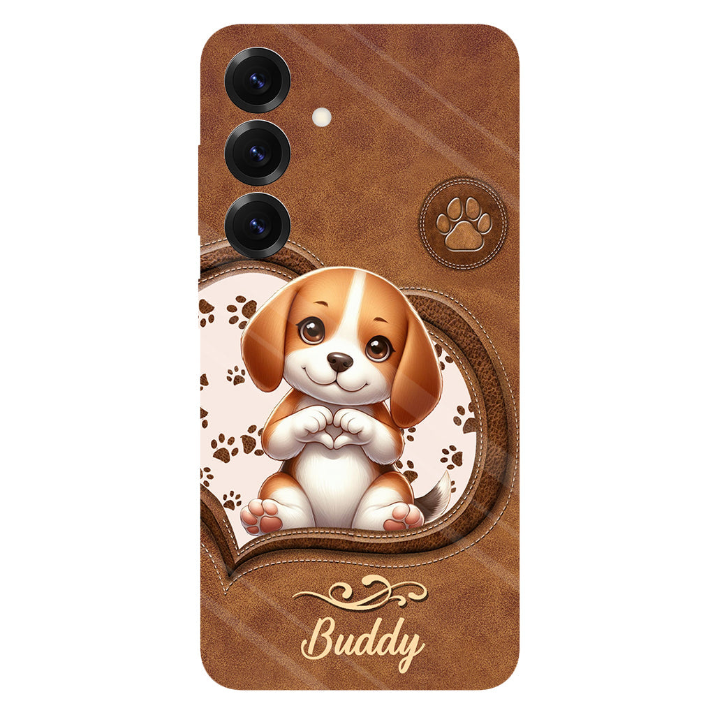 Adorables chiens - Coque de téléphone personnalisée avec imprimé intégral de chien