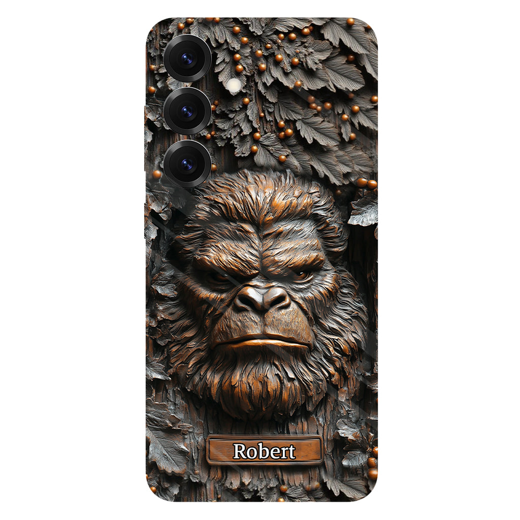 Sasquatch - Coque de téléphone personnalisée avec motif intégral pour le camping