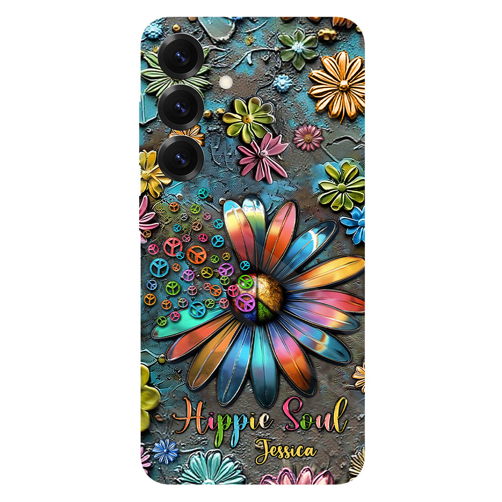 Hippie Soul – Personalisierte Handyhülle mit Hippie-Vollbilddruck