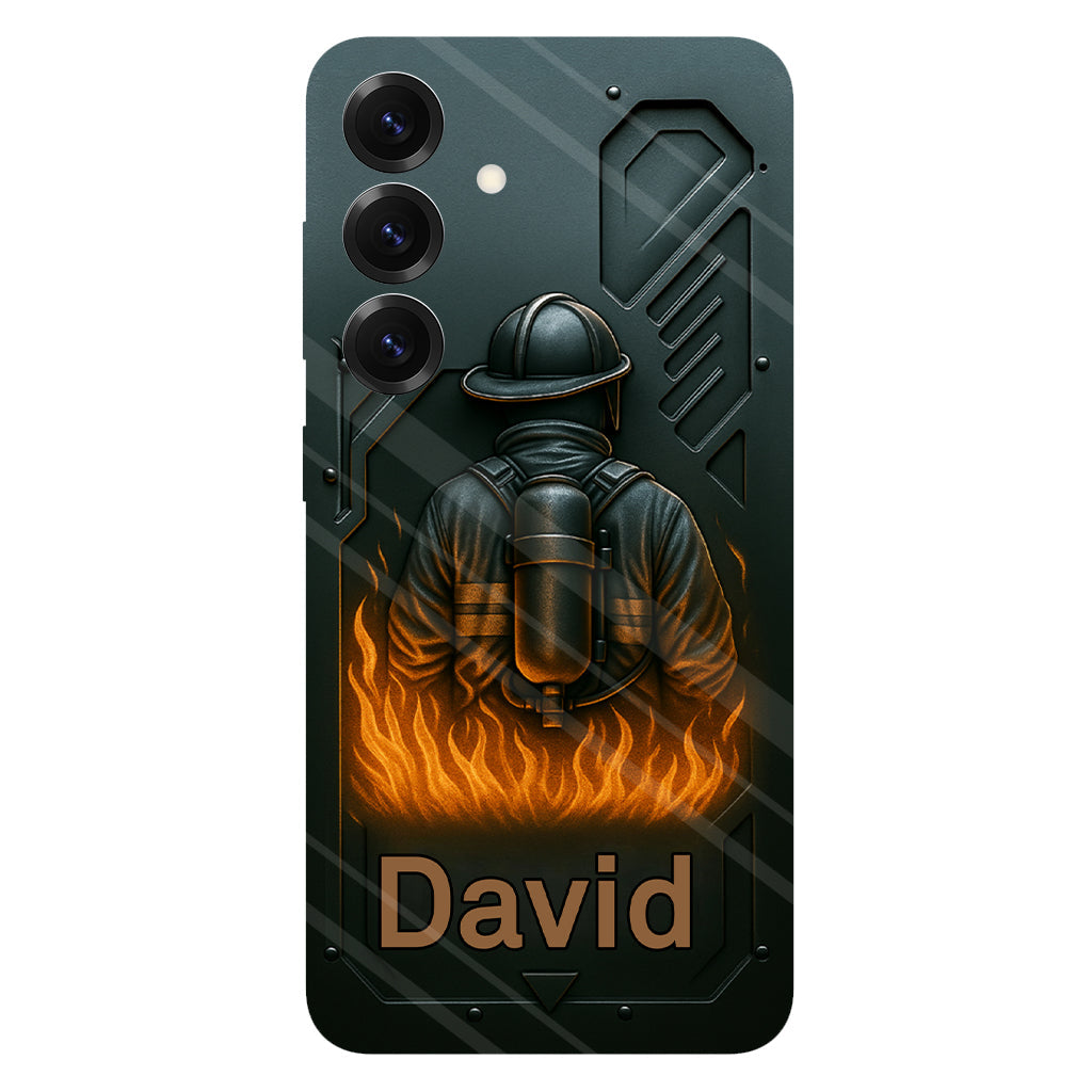 The Strone One - Coque de téléphone personnalisée avec impression intégrale sur le thème des pompiers