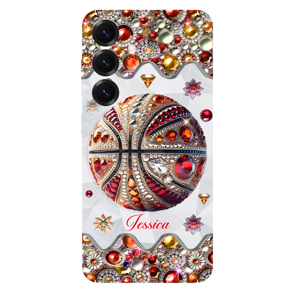 Passionné de basketball - Coque de téléphone personnalisée avec imprimé intégral de basketball