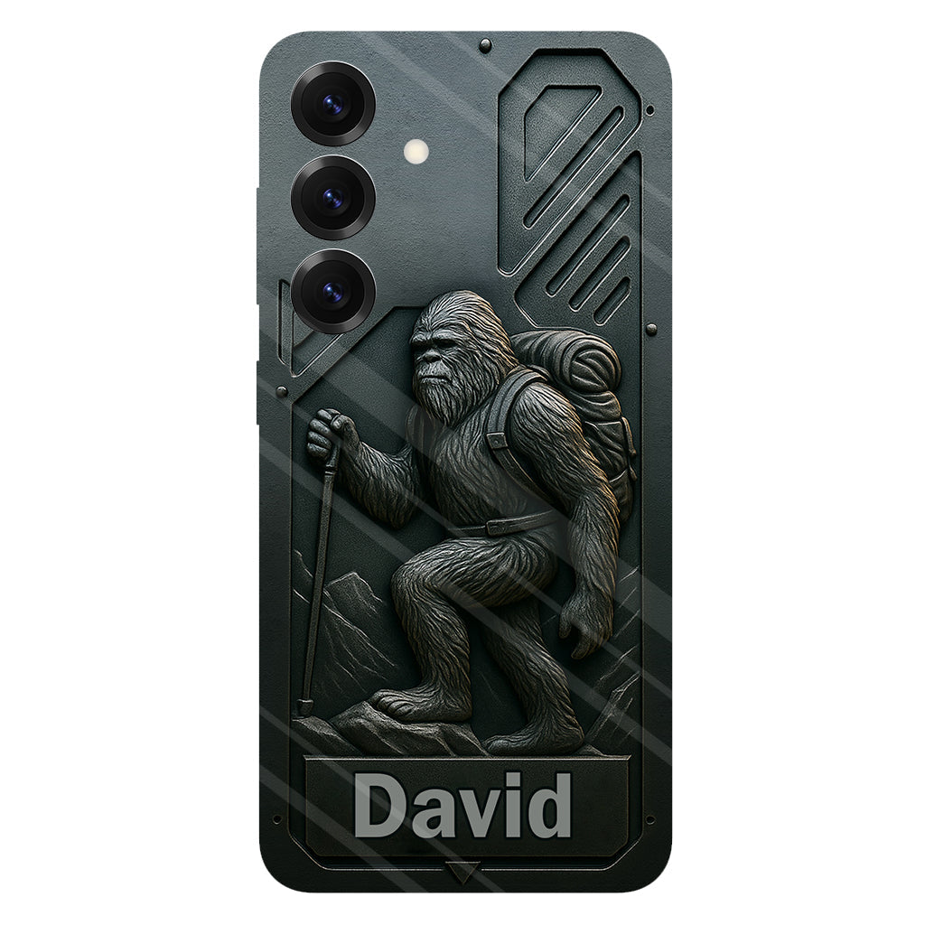 Sasquatch - Coque de téléphone personnalisée avec motif intégral de randonnée