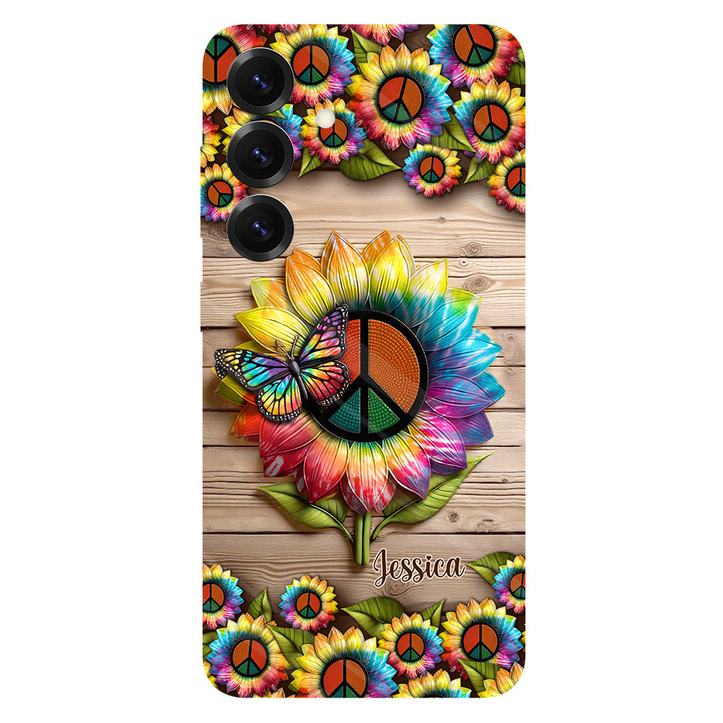 Hippie Soul – Personalisierte Handyhülle mit Hippie-Vollbilddruck