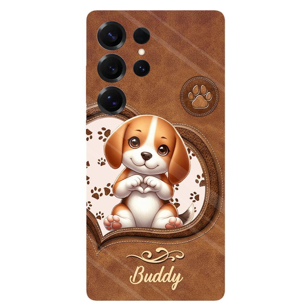 Adorables chiens - Coque de téléphone personnalisée avec imprimé intégral de chien