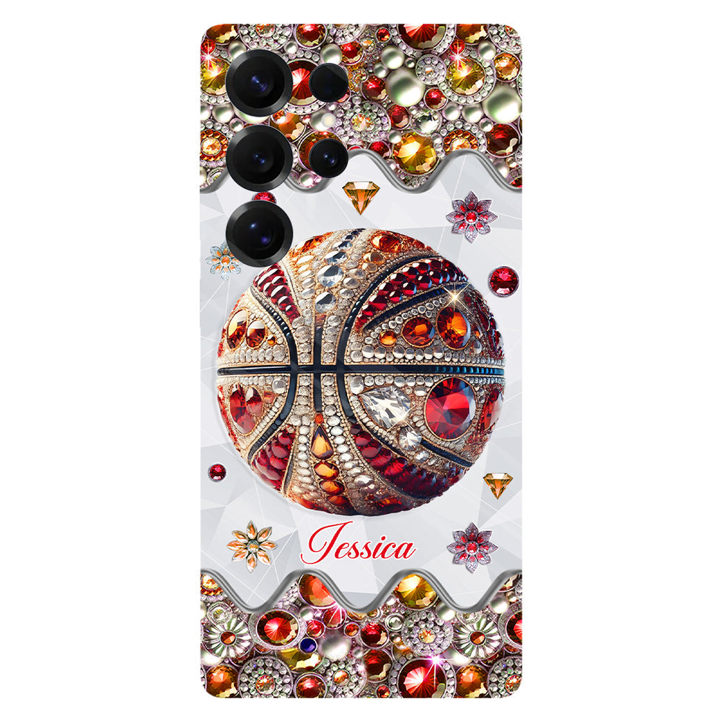 Passionné de basketball - Coque de téléphone personnalisée avec imprimé intégral de basketball