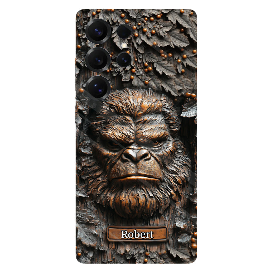 Sasquatch - Coque de téléphone personnalisée avec motif intégral pour le camping