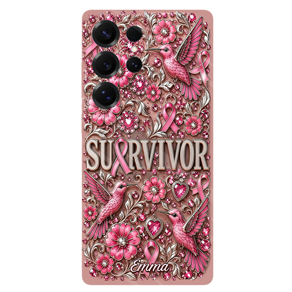 Breast Cancer Awareness - Personalized Breast Cancer Awareness Full Print Phone Case